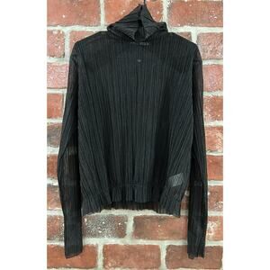 DAY Birger Et Mikkelson High Neck Semi Sheer Top Size XXS